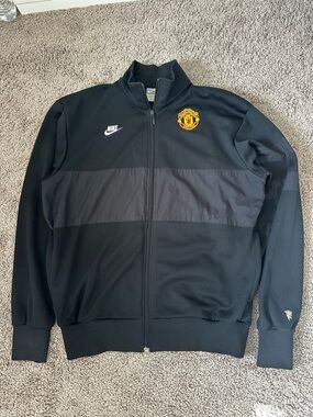 Nike Manchester United N98 Men's Track Jacket Black Size L
